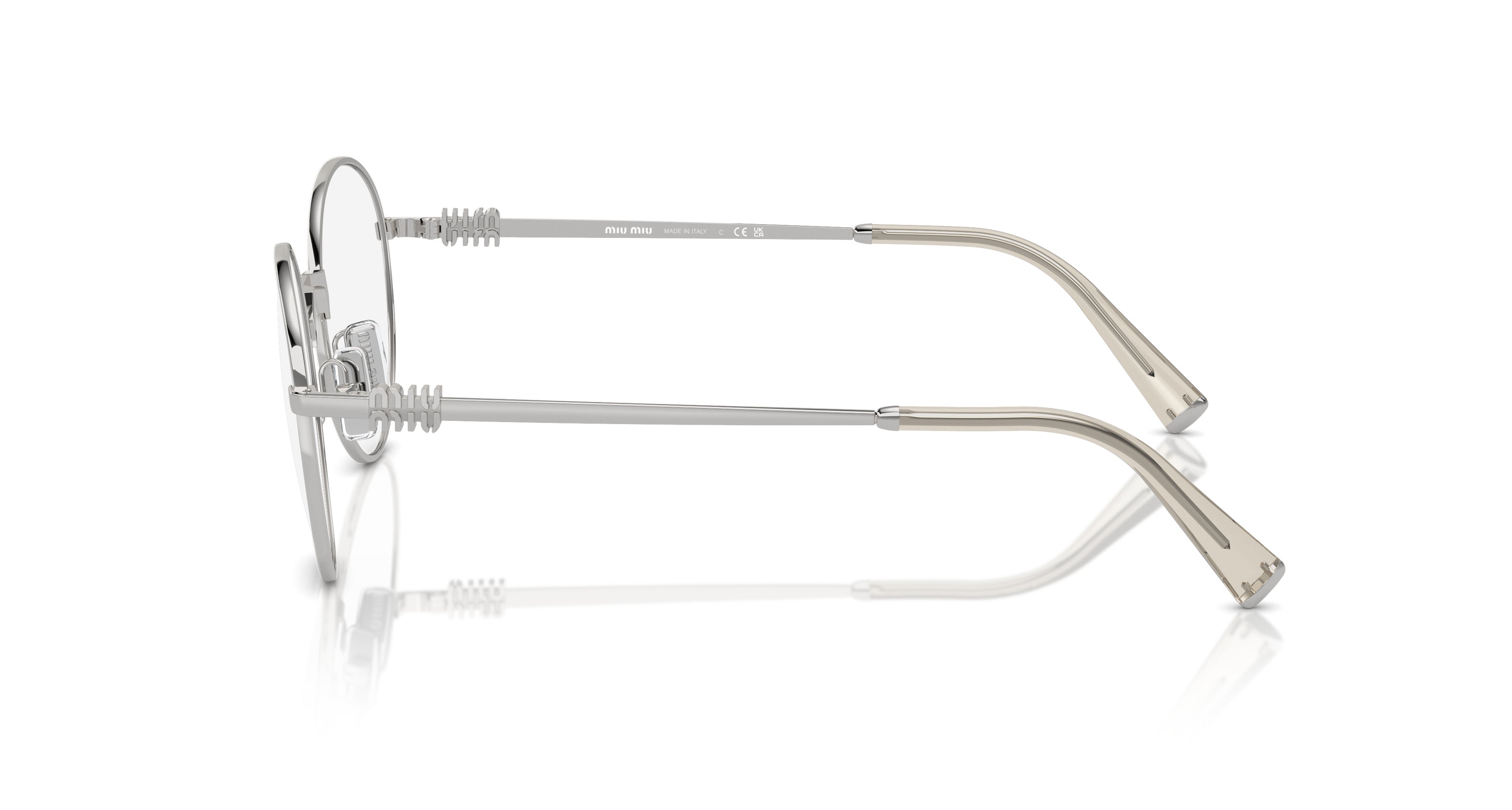 0mu 52xv Round Metal Frame Sunglasses