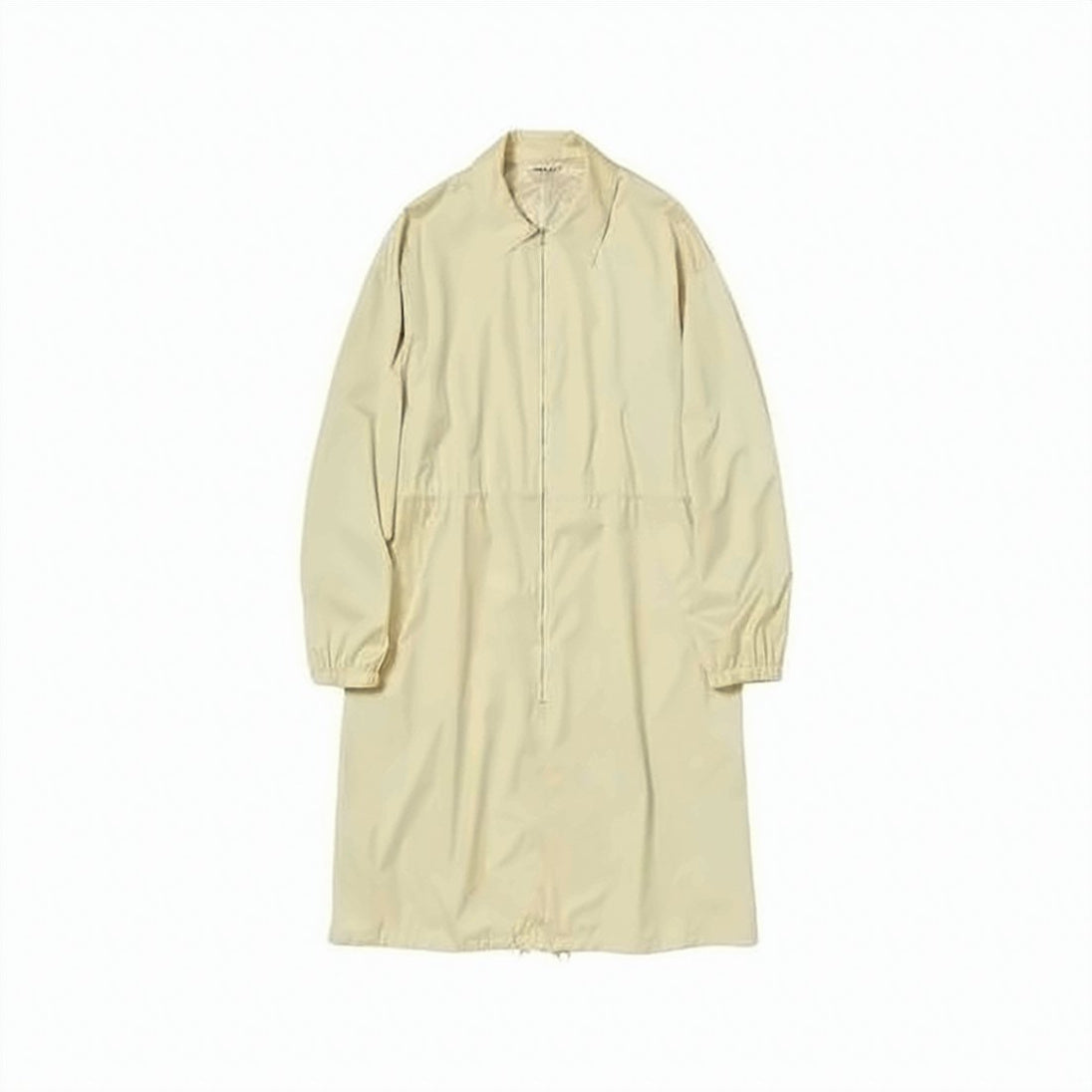 Lightweight Long Coat with Classic Collar