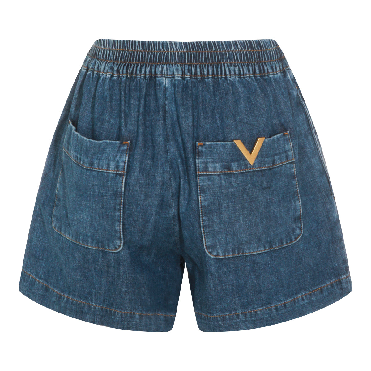 Denim Shorts With Relaxed Fit
