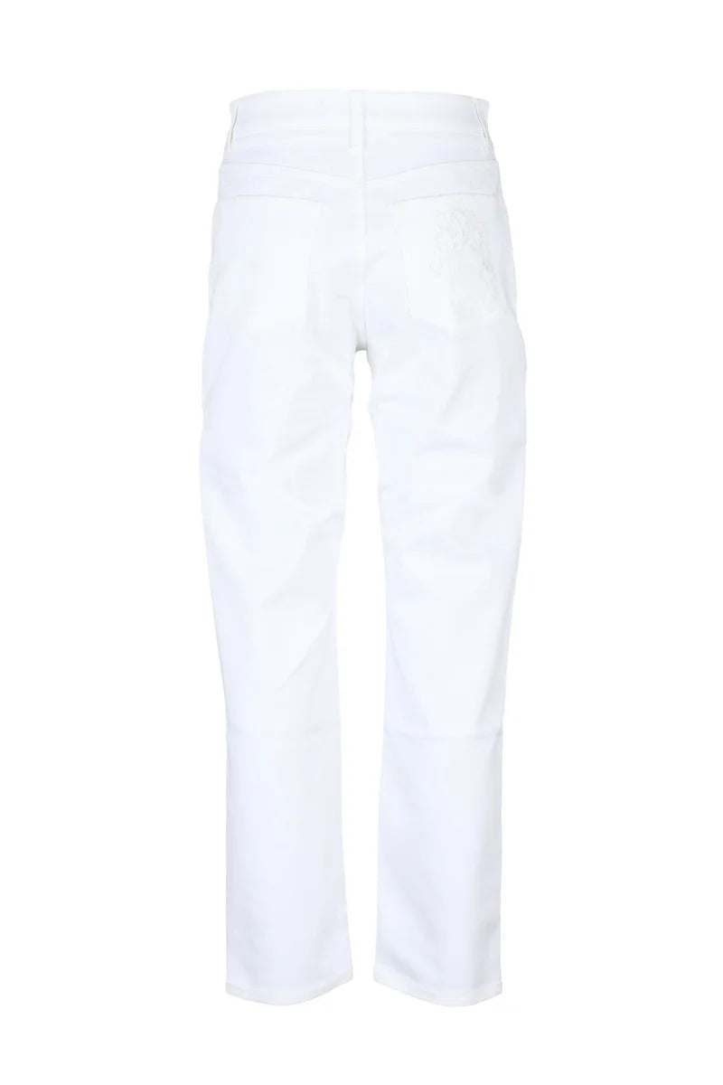 High Waist Jeans - White
