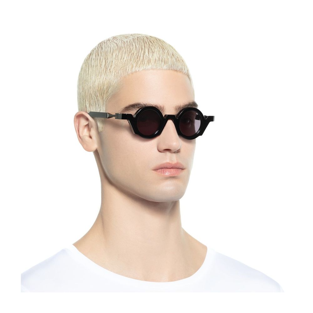 Wl0070 White Label Bold Bio-Acetate Round Sunglasses