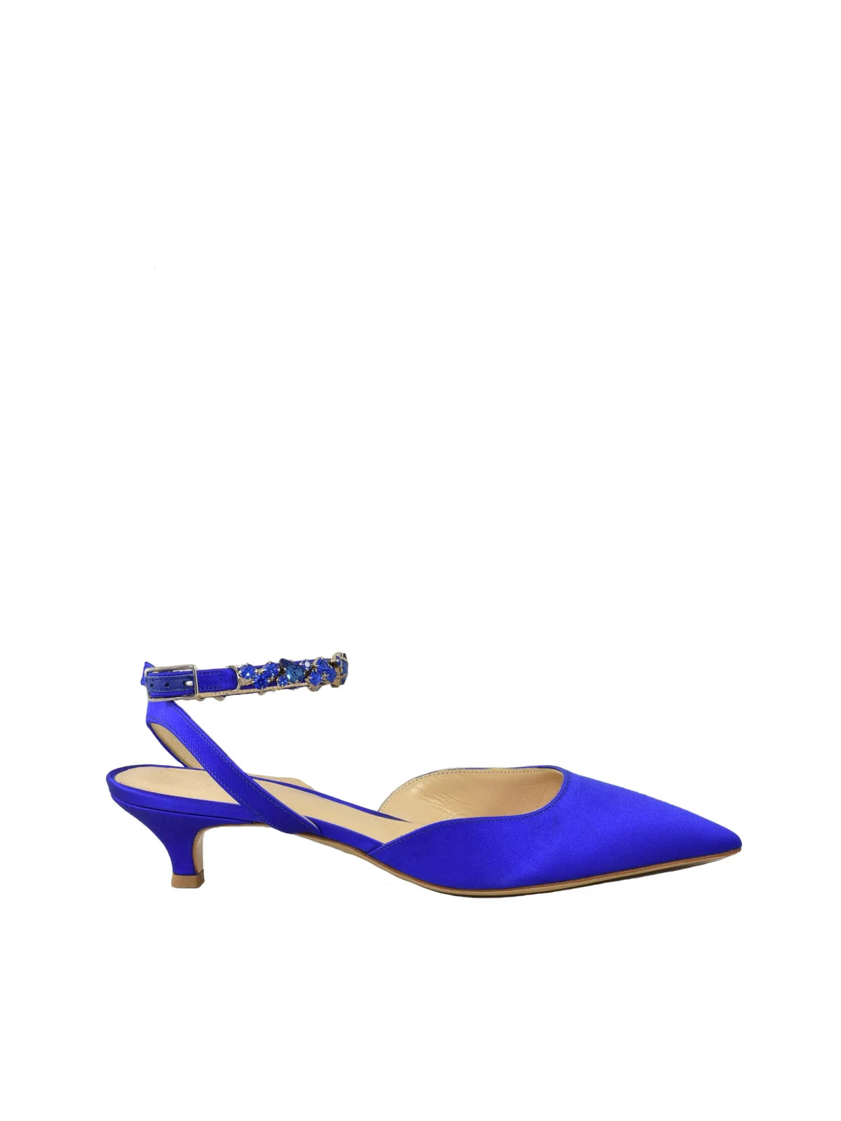 Blue Chanel Viscose Silk Shoes