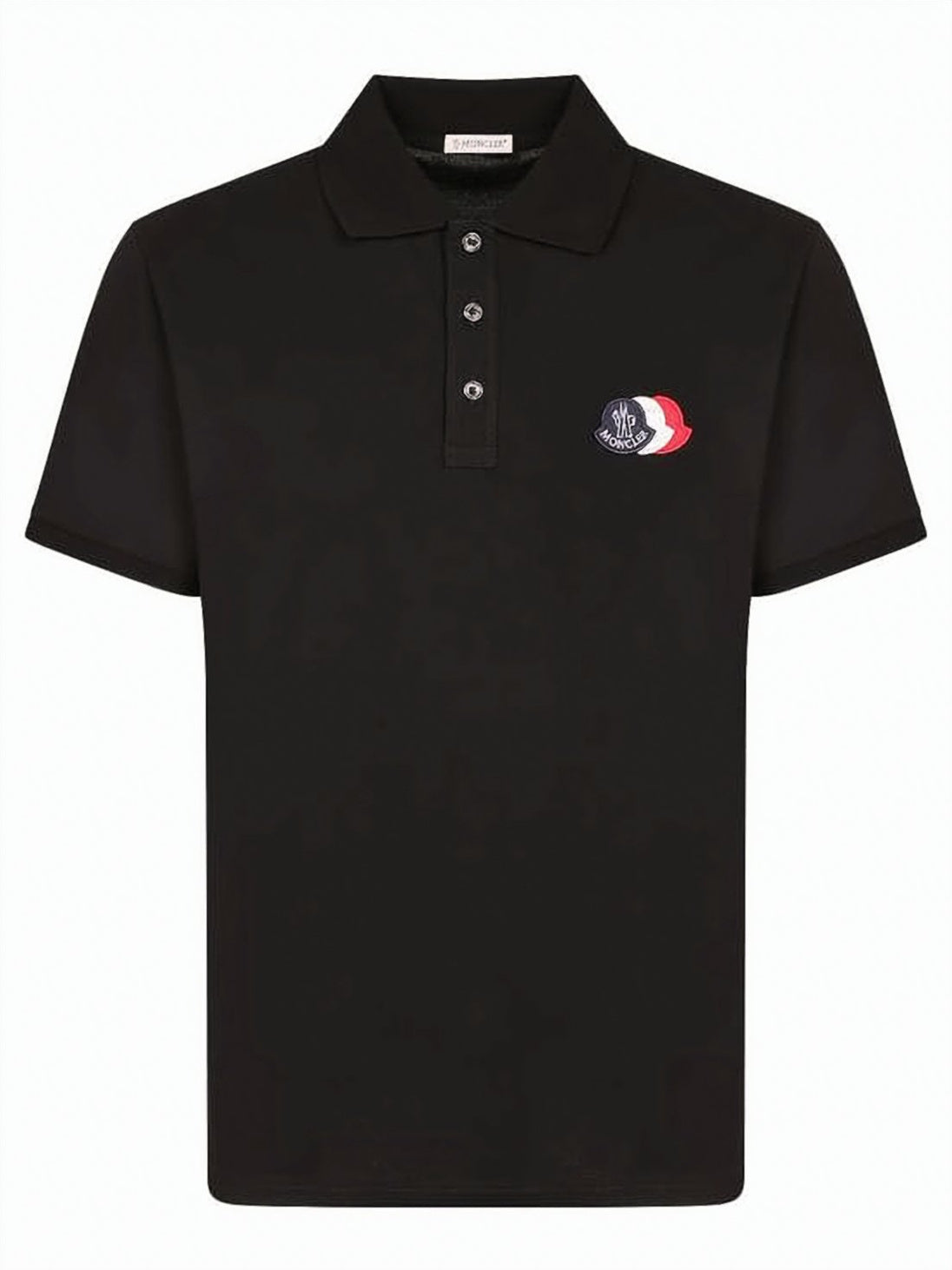 Fitted Black Polo Shirt With Classic Collar
