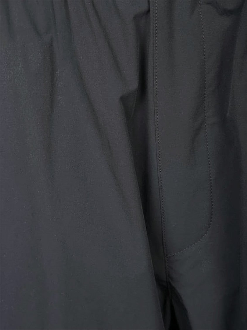Black Jogger Pants with Elastic Waistband