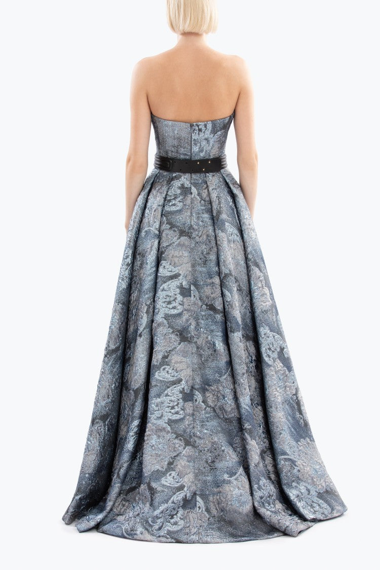 Brocade Long Dress