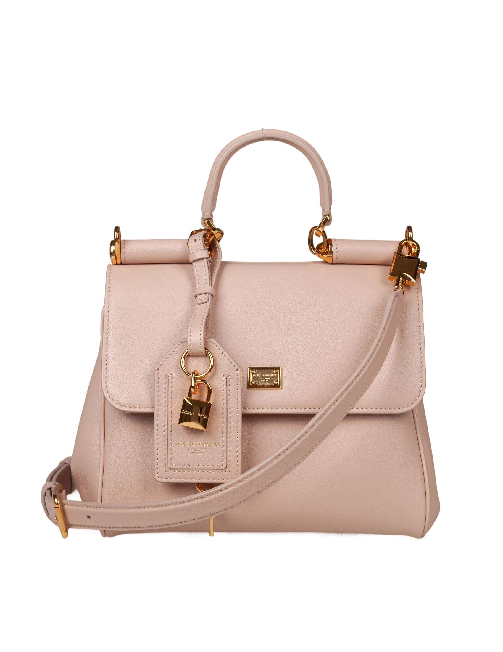 My Sicily Handbag In Nude Leather