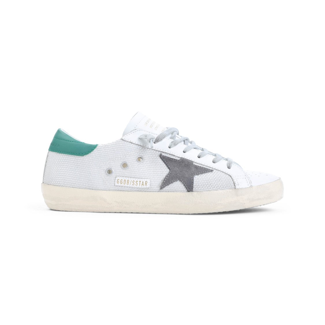 White Leather Golden Goose Superstar Sneakers