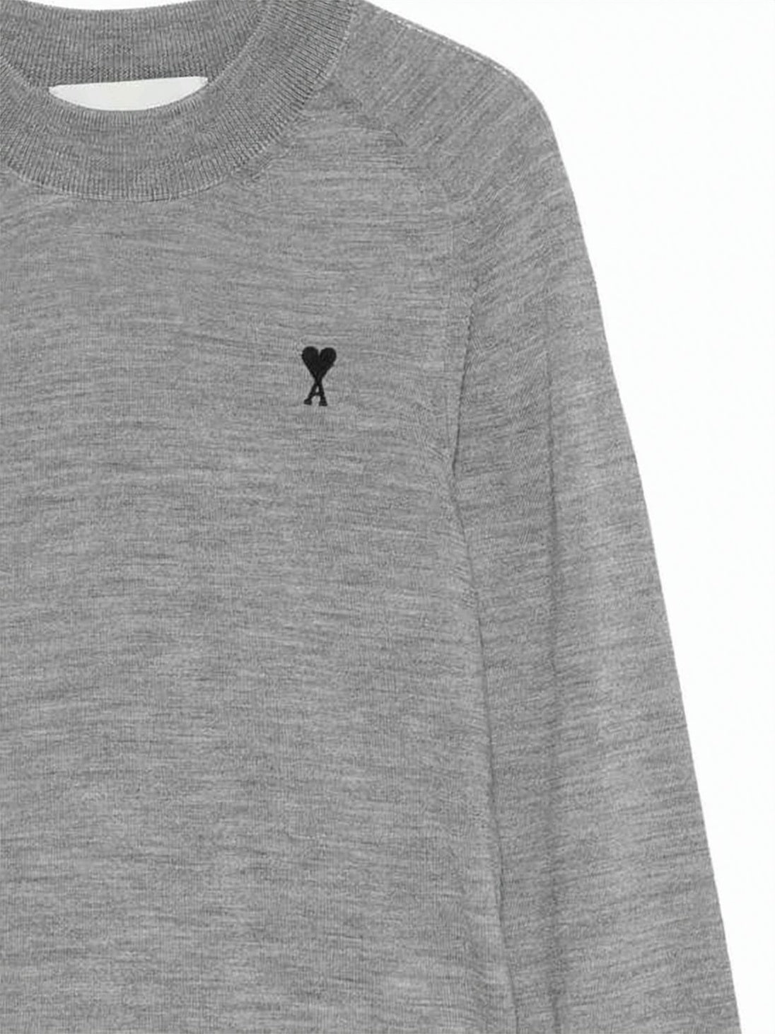 Blue Soft Wool Knit Raglan Sweater
