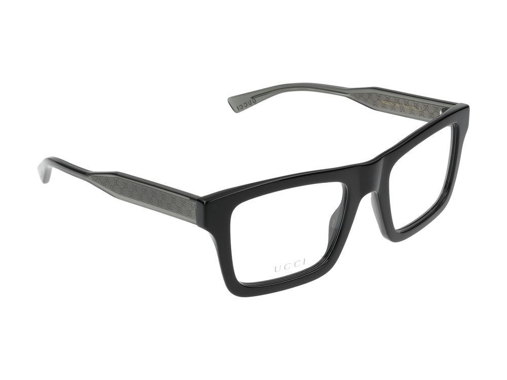 Eyeglasses GG2070O 001 black grey transparen 53/21/145