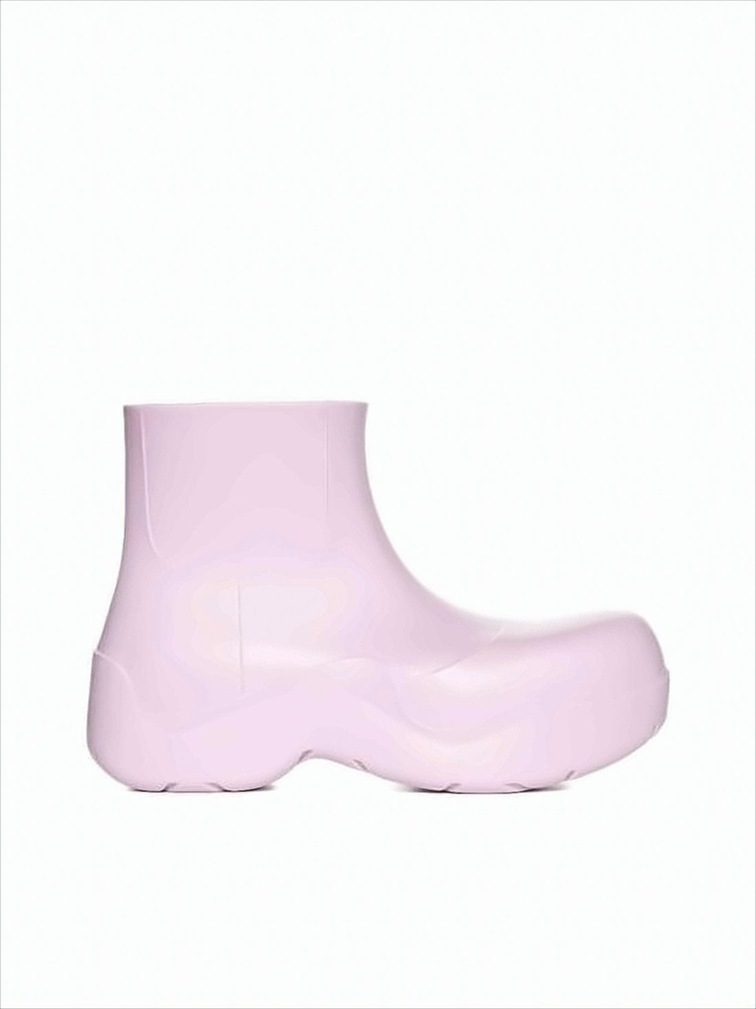 Seamless Rubber Ankle Boots with Subtle Tread
