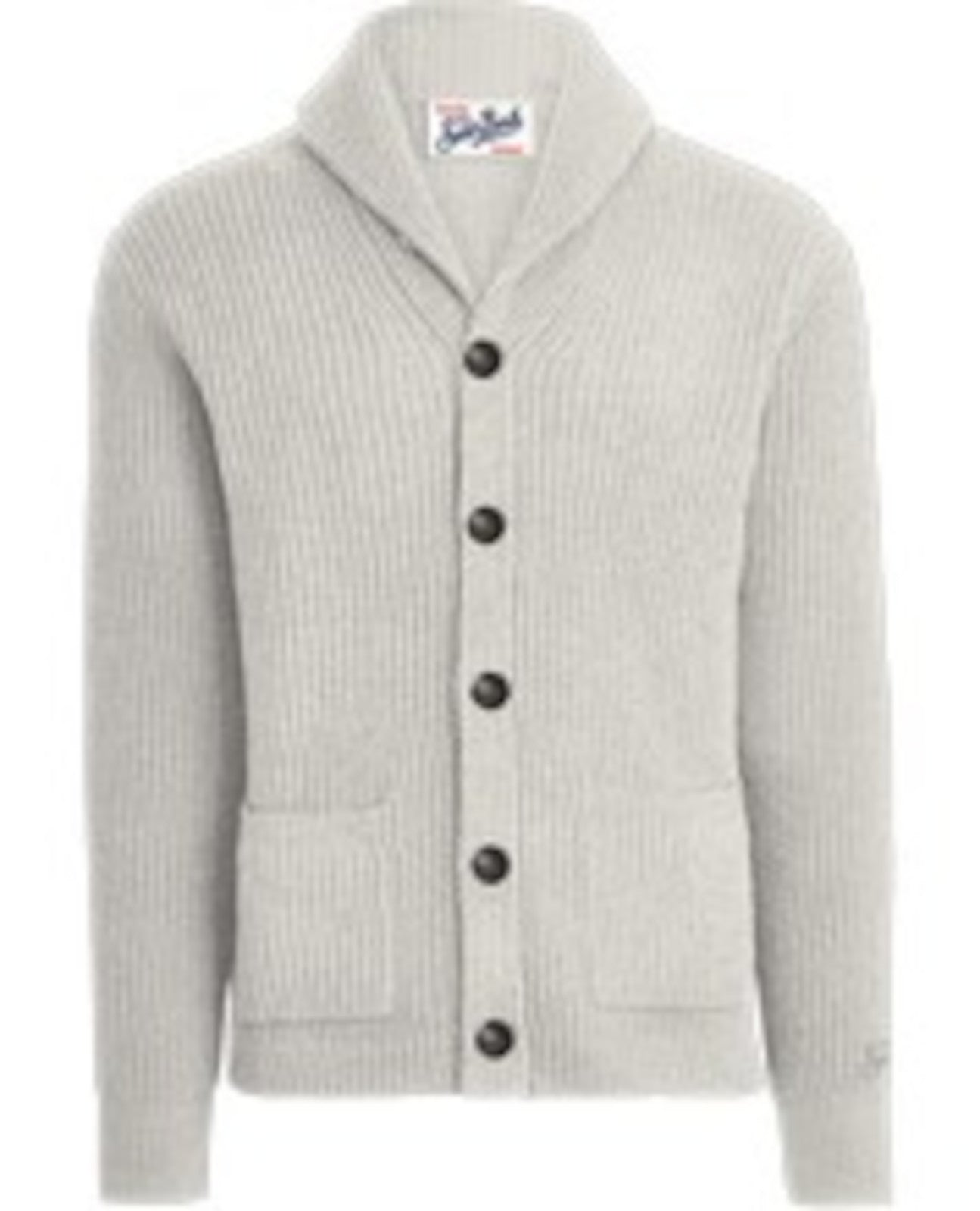 White Glasgow Wool Cardigan Poncho