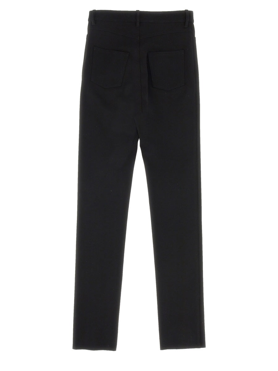 Skinny Leg Jeans with Button Closure