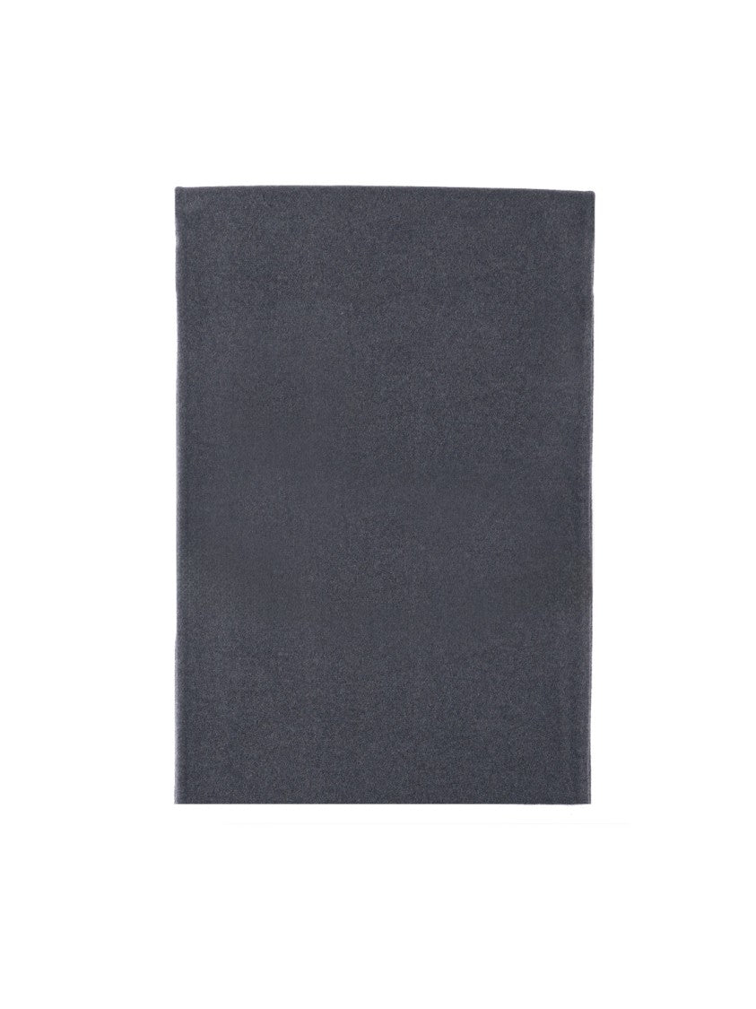 Classic Rectangular Grey Scarf With Soft Texture