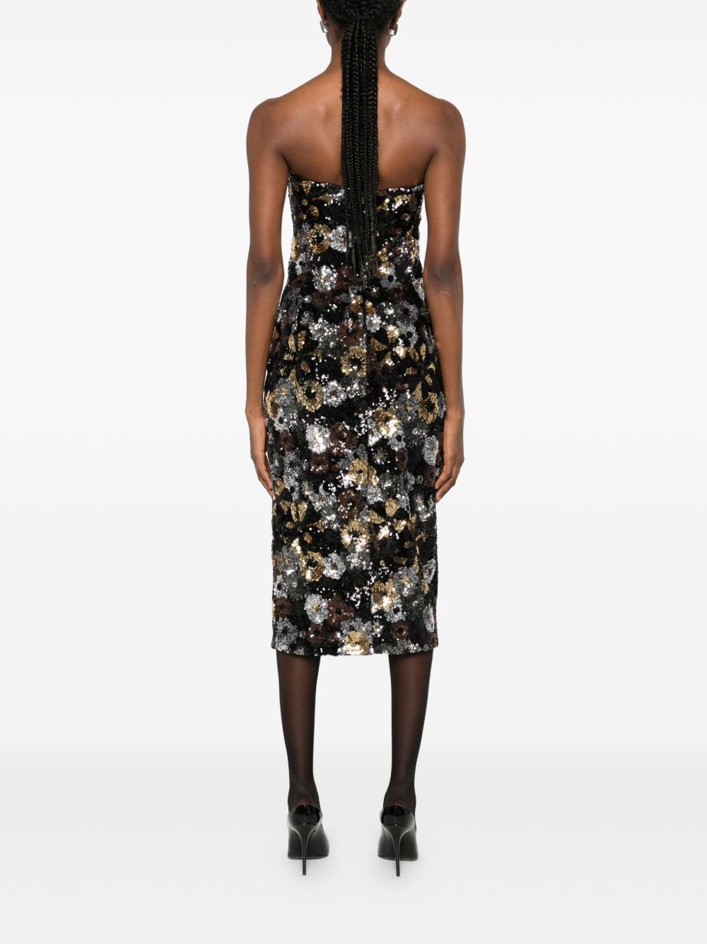 Strapless Midi Dress