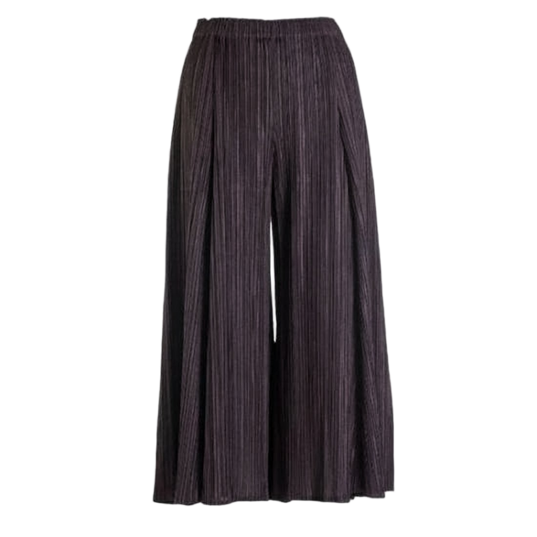 Wide-Leg Pleated Palazzo Pants With Elegant Flow