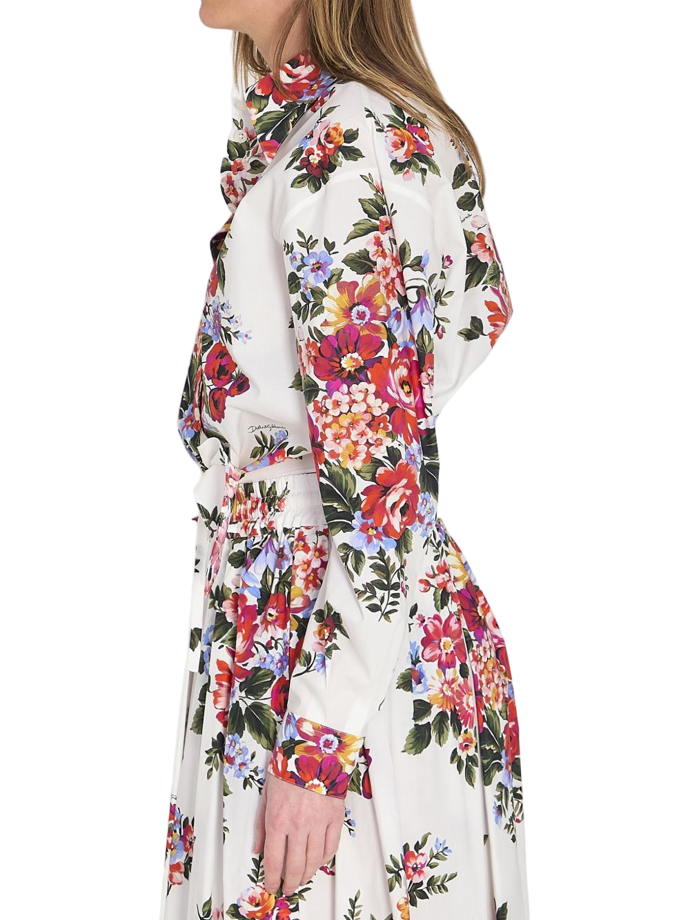 Floral Print Cotton Shirt