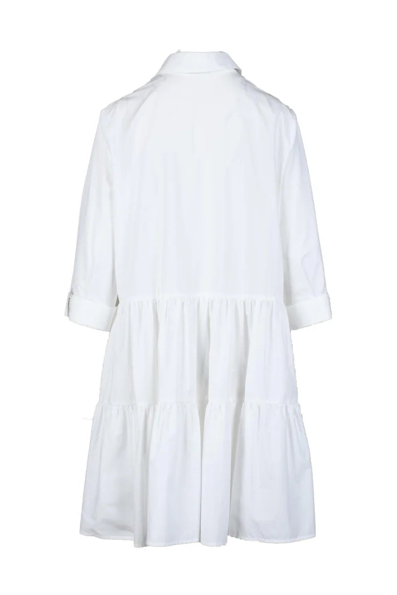 Cotton Chemise Dress - White