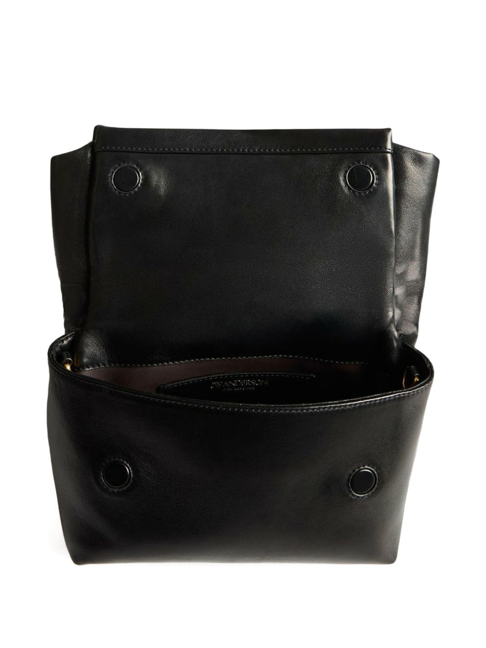 Medium Twister Bag In Black Leather
