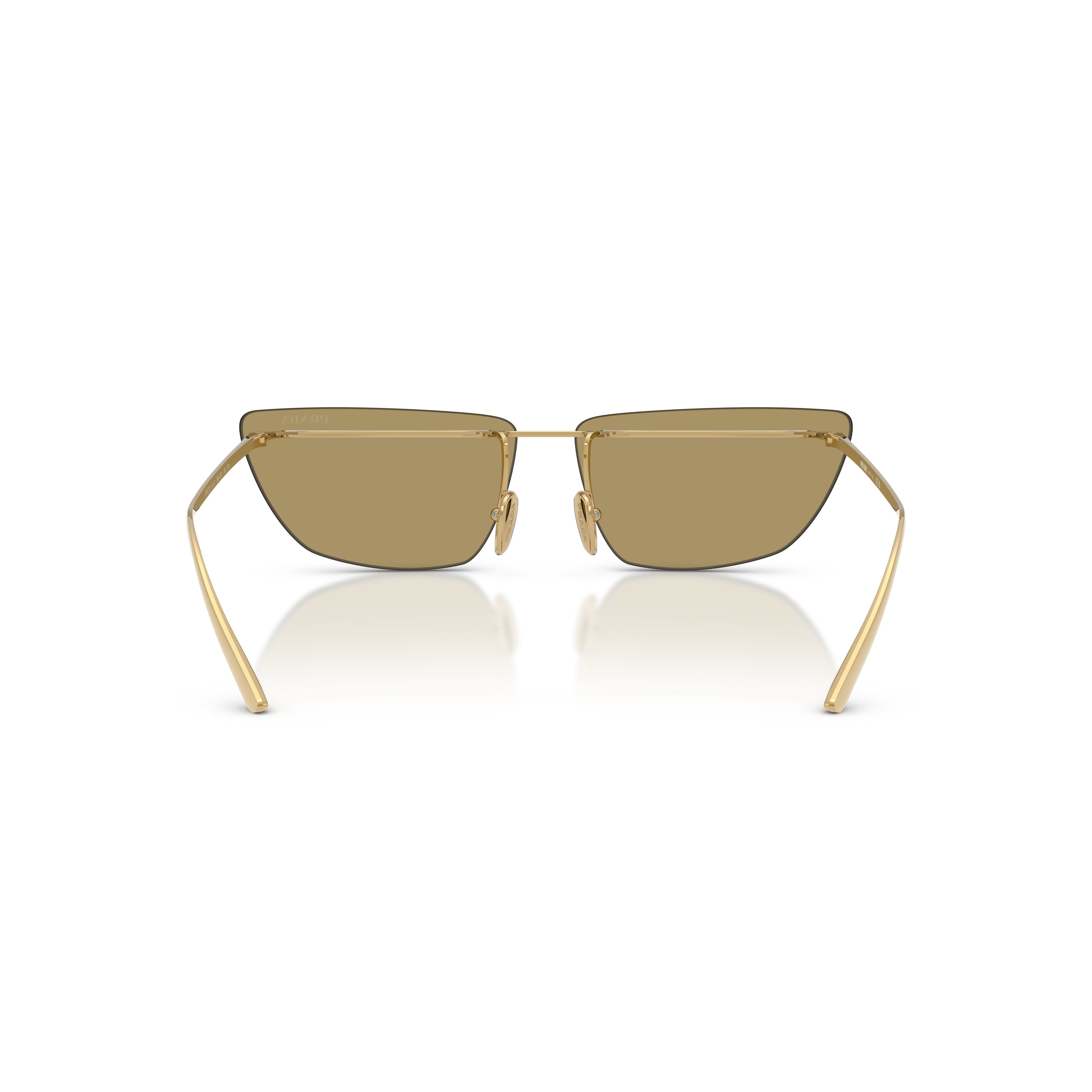 0pr C52s Angular Metal Frame Sunglasses