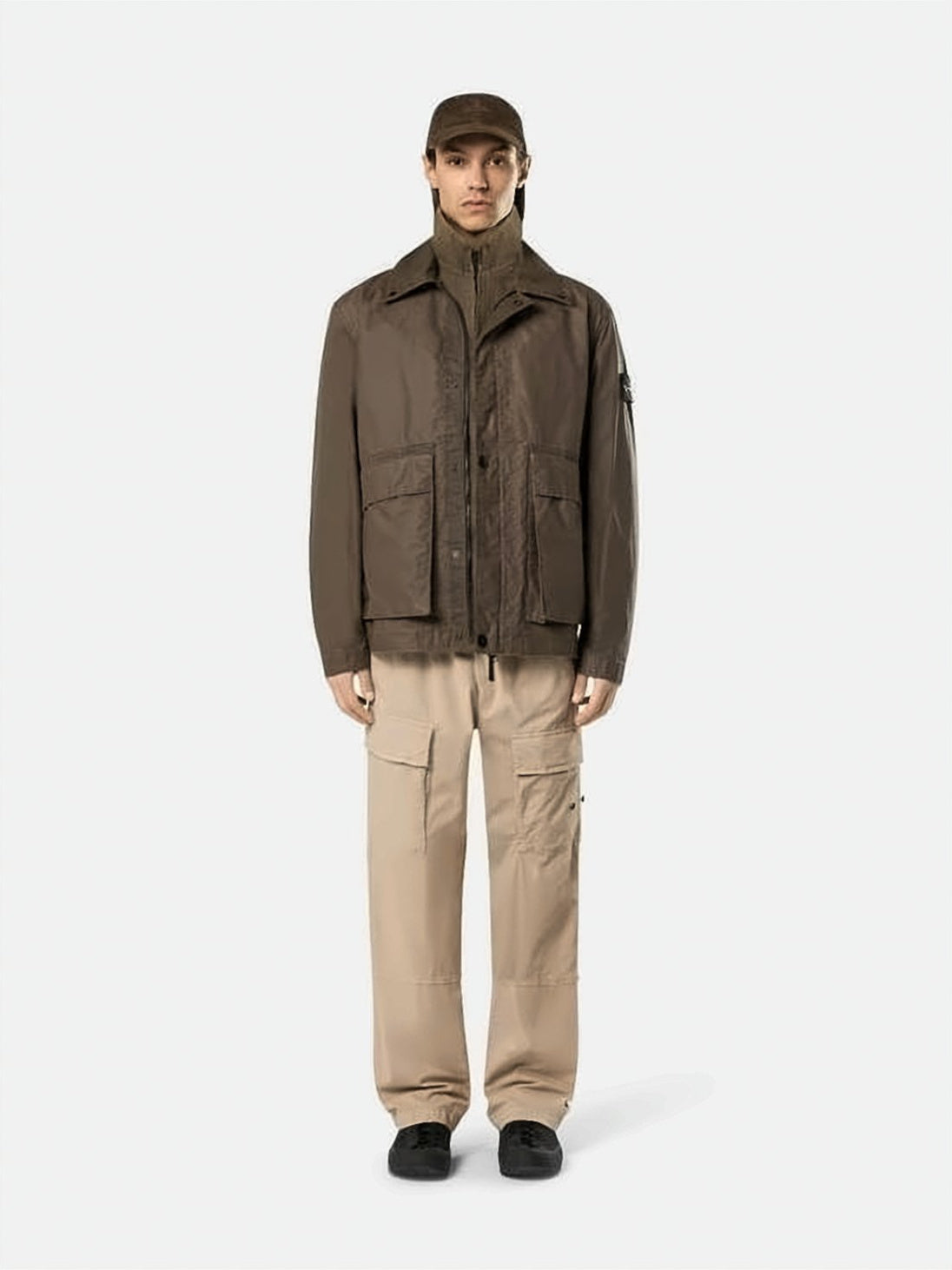 Boxy Brown Leather Jacket