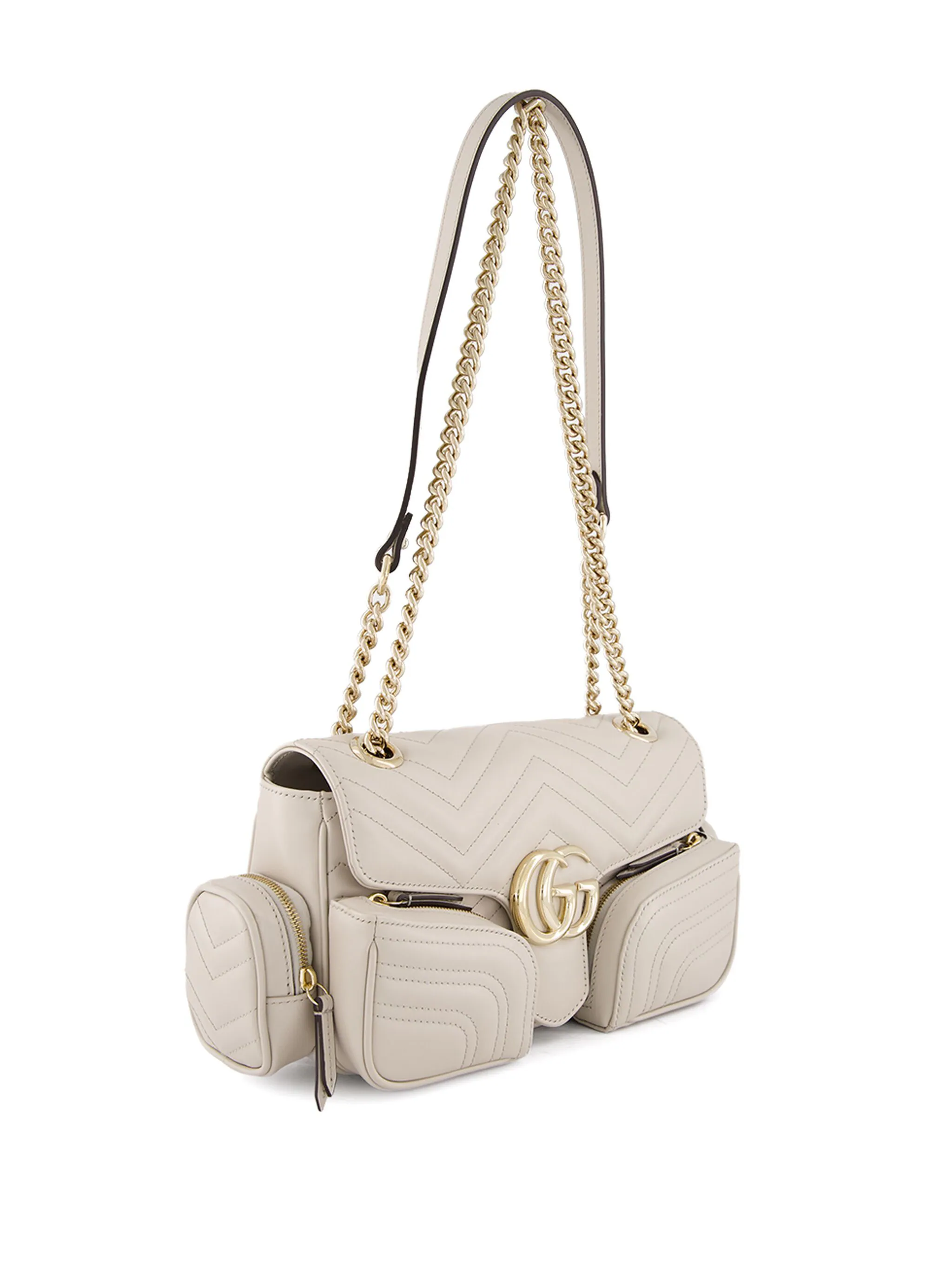Black Marmont 2 Multi-Pocket Leather Bag