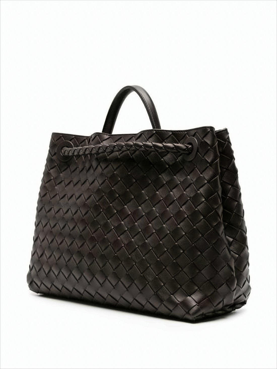 Woven Calf Leather Tote Bag