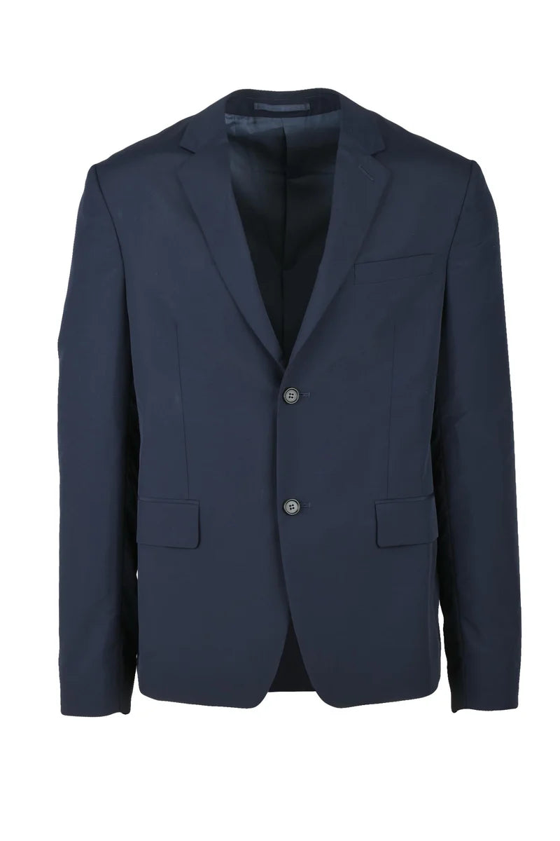 Nylon Wool Jacket - Blue