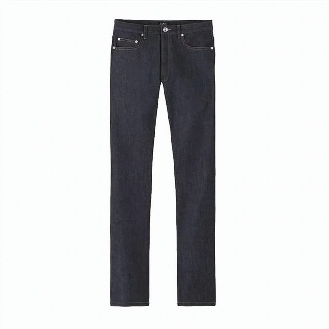 Indigo Straight-Leg Denim Pants with Minimalist Design