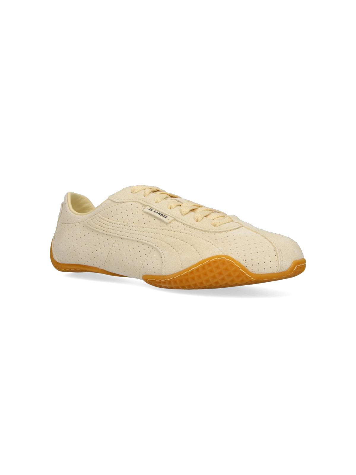 Beige K-Street Perforated Leather Sneakers