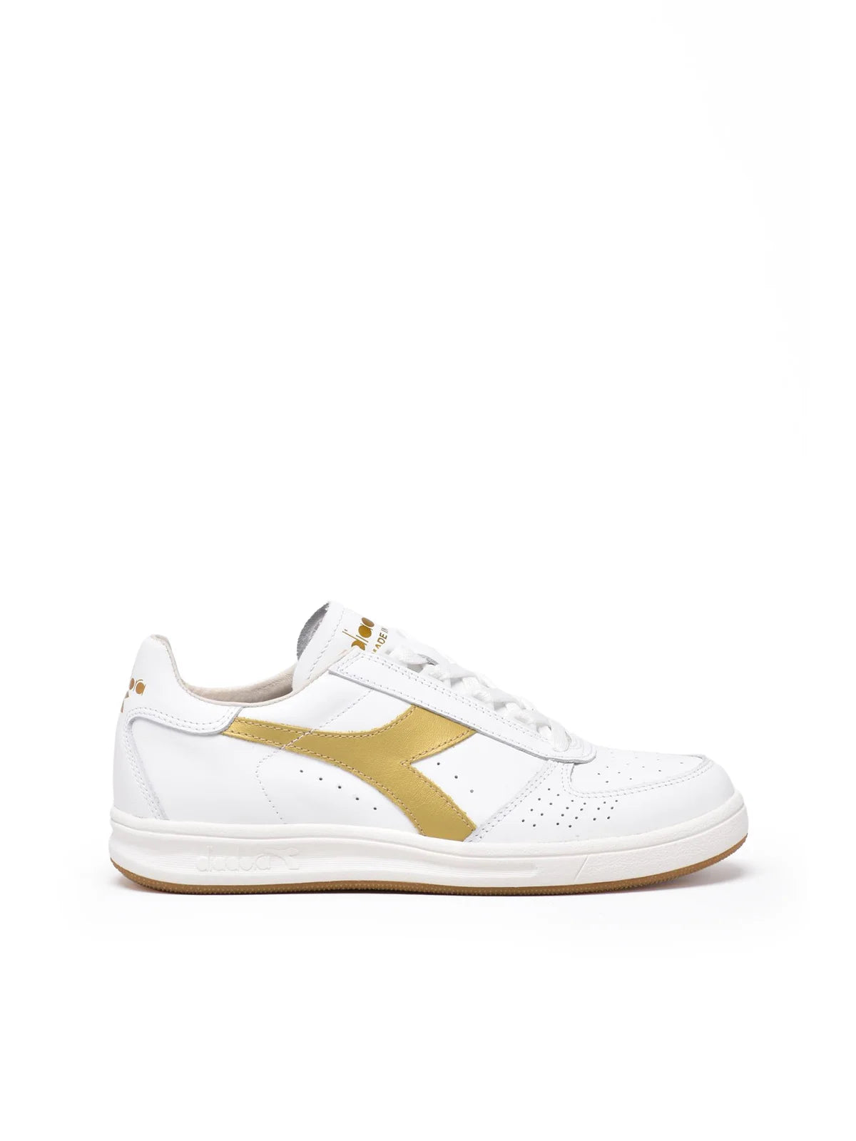 White Gold Leather B.Elite Sneakers