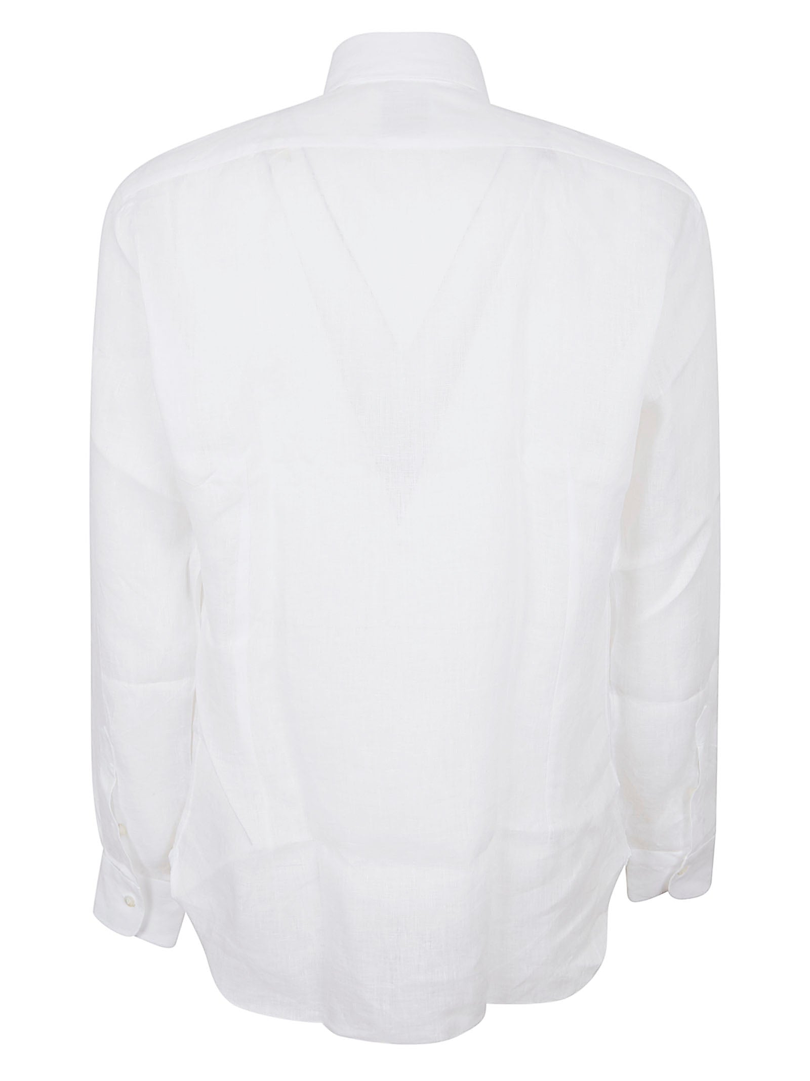 Classic Long-Sleeve Linen Shirt