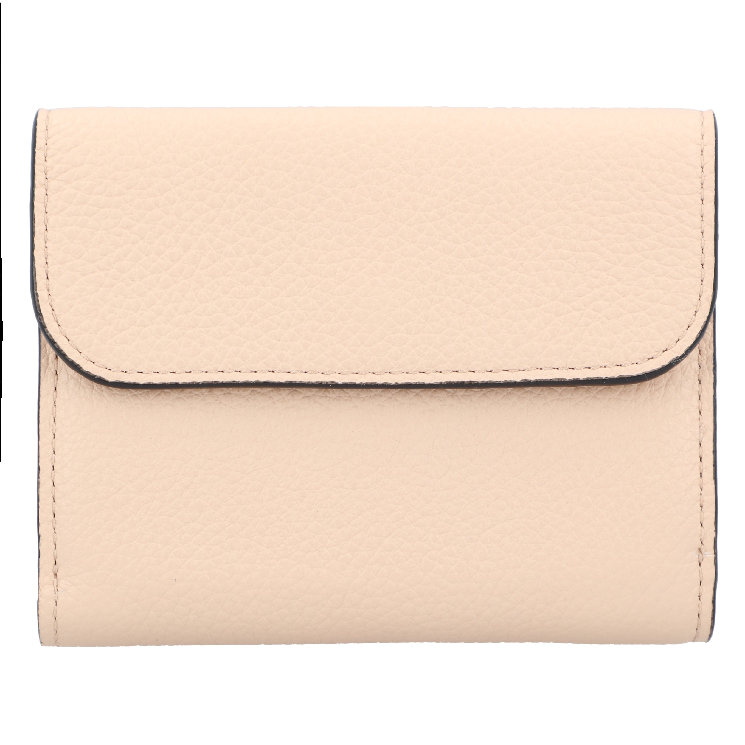 Tri-Fold Wallet Alphabet Beige