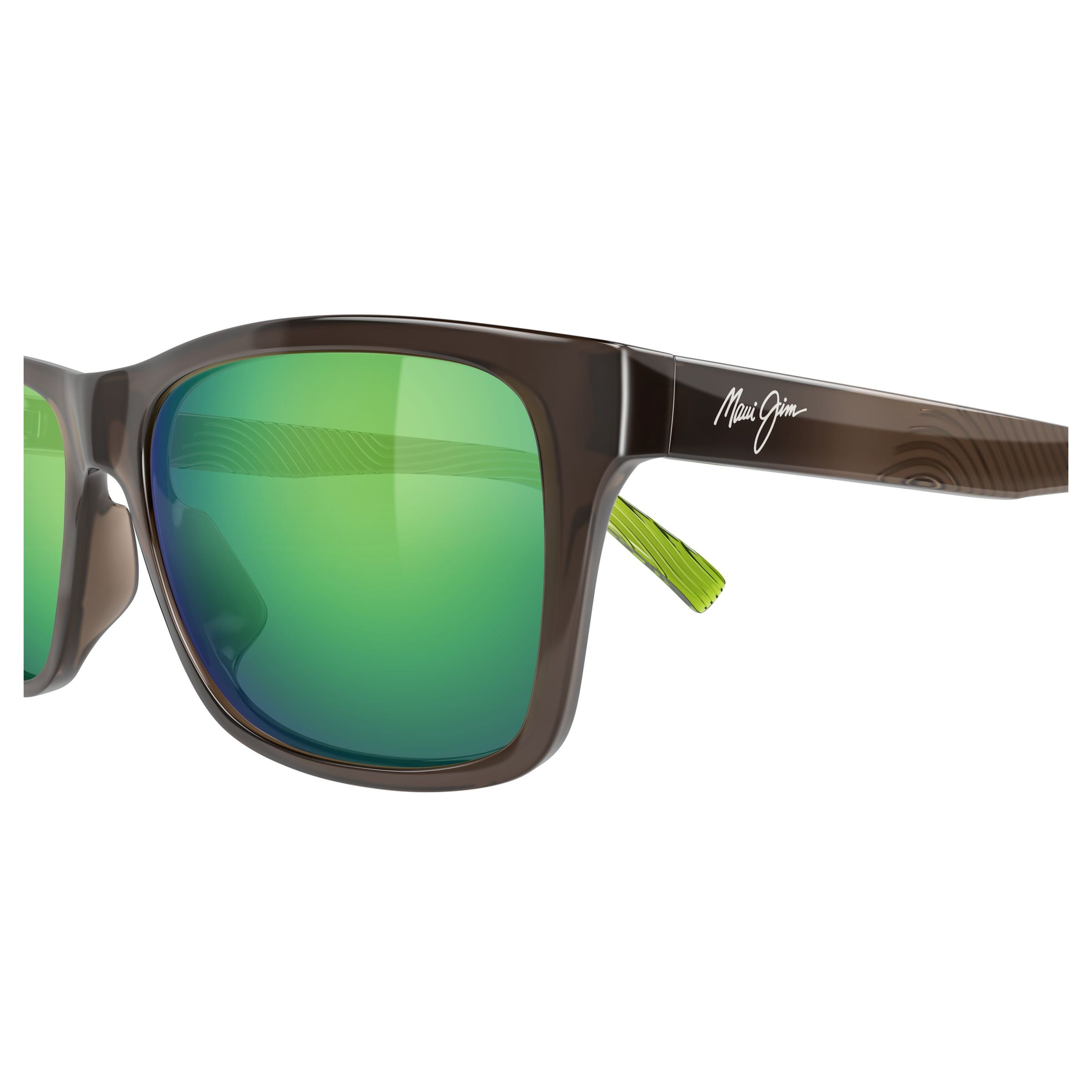 Kowelo Translucent Dark Brown Sunglasses with Gradient Lenses