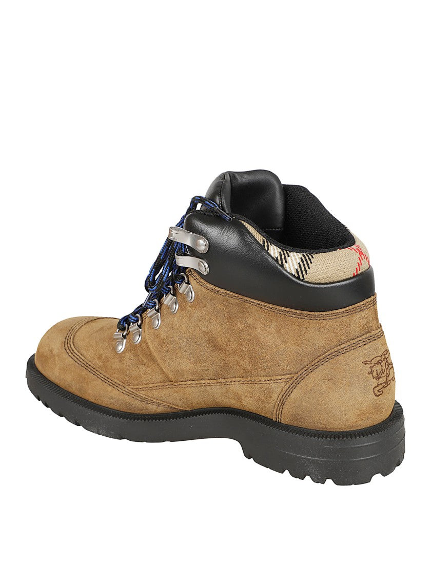 Ankle Boots Realized In Suede
