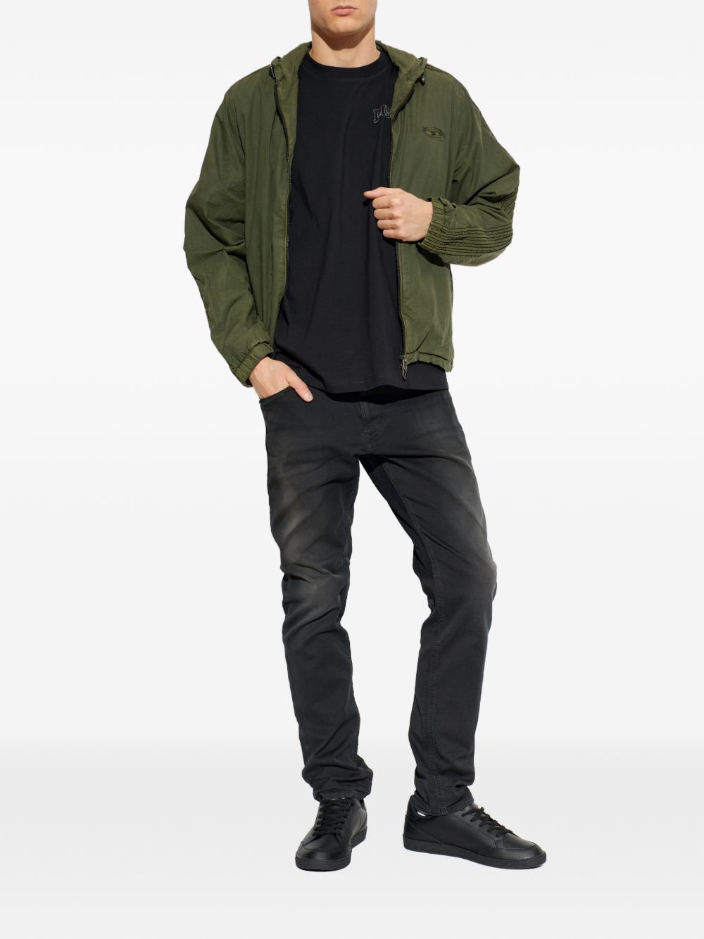 Olive Green Casual Jacket
