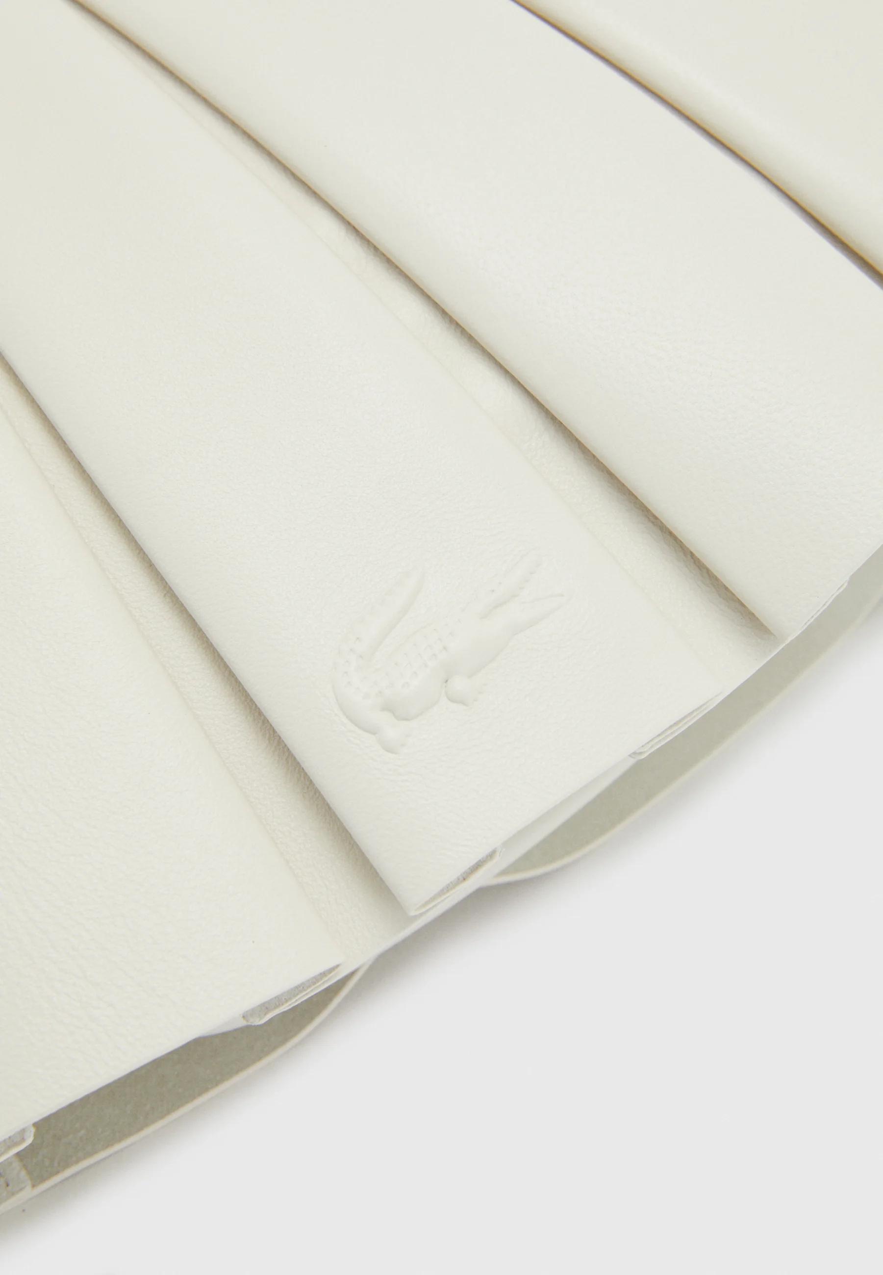 White Lenglen Leather Shoulder Bag