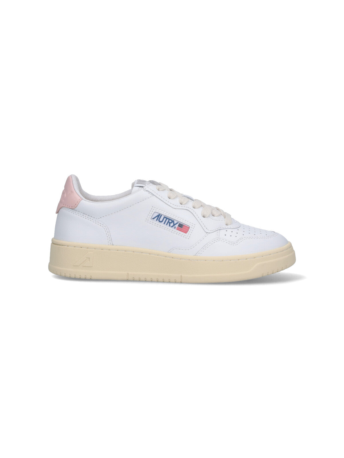 Low-Top Sneakers With Perforated Detailing