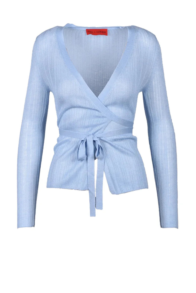 Wrap Cardigan - Light Blue