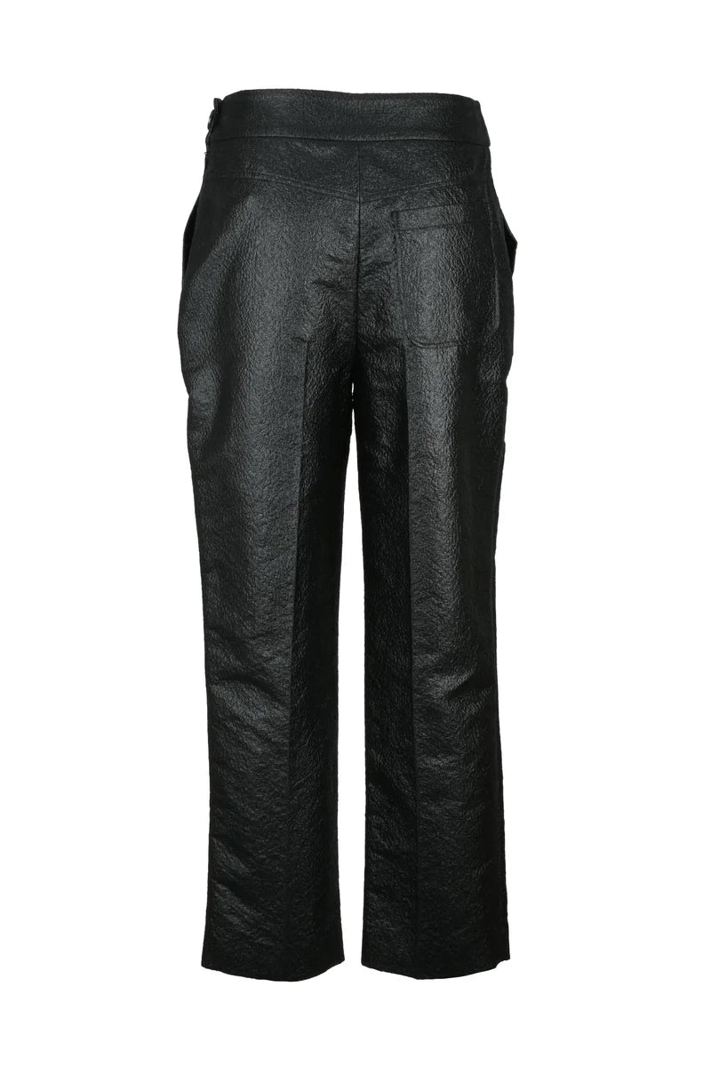 Polyester Polyamide Chino Pants - Black