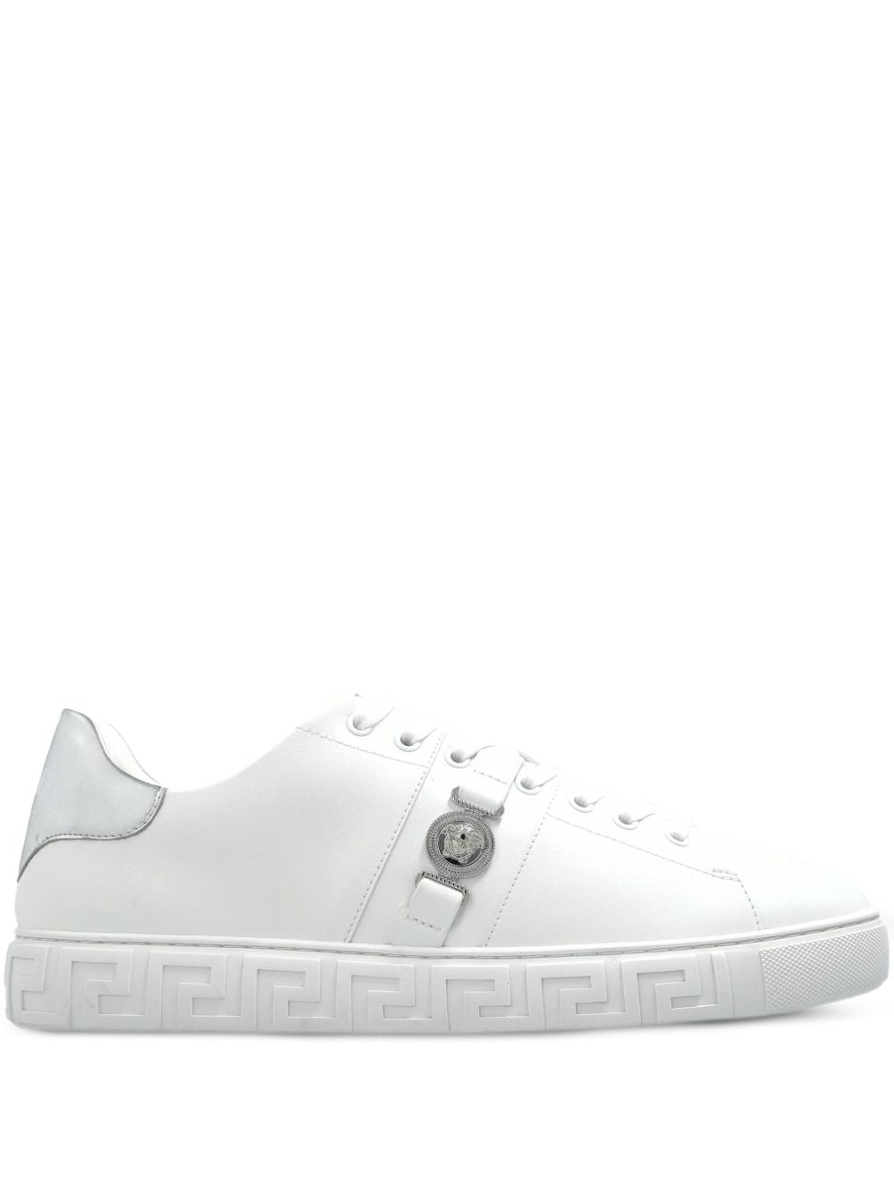 Low-Top Sneakers In Silk And Nylon With Metallic Accents