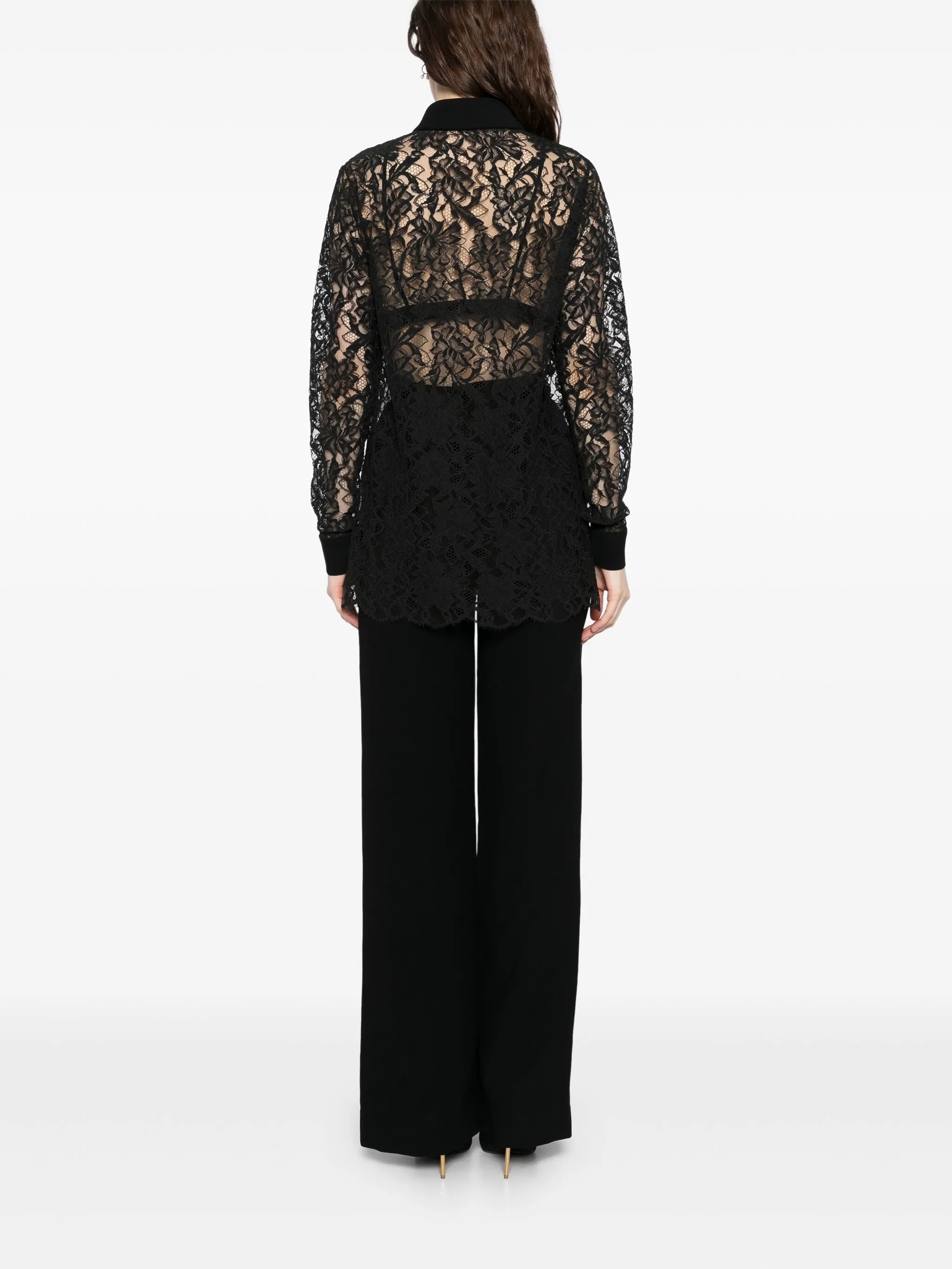 Lace Chemise With Pants