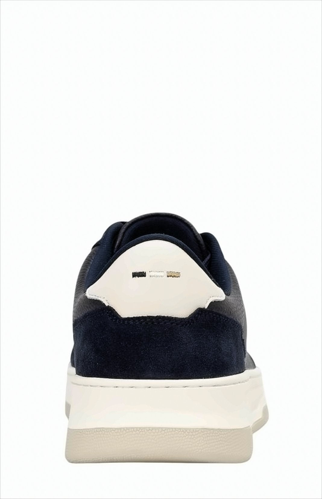 Color-Block Low-Cut Lace-Up Sneakers With Embossed Branding