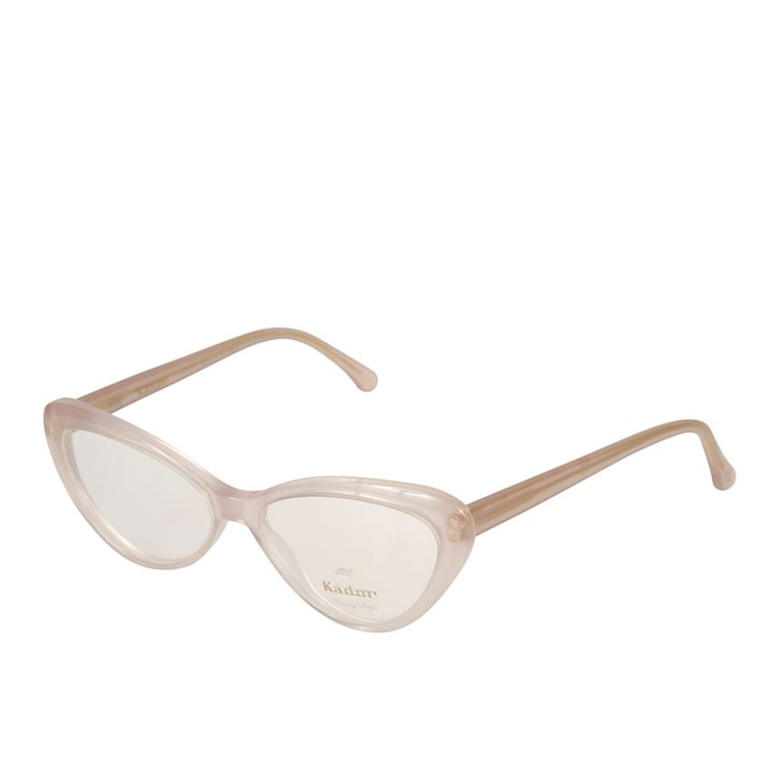 Alice Translucent Beige Cat-Eye Sunglasses with Vintage Inspiration