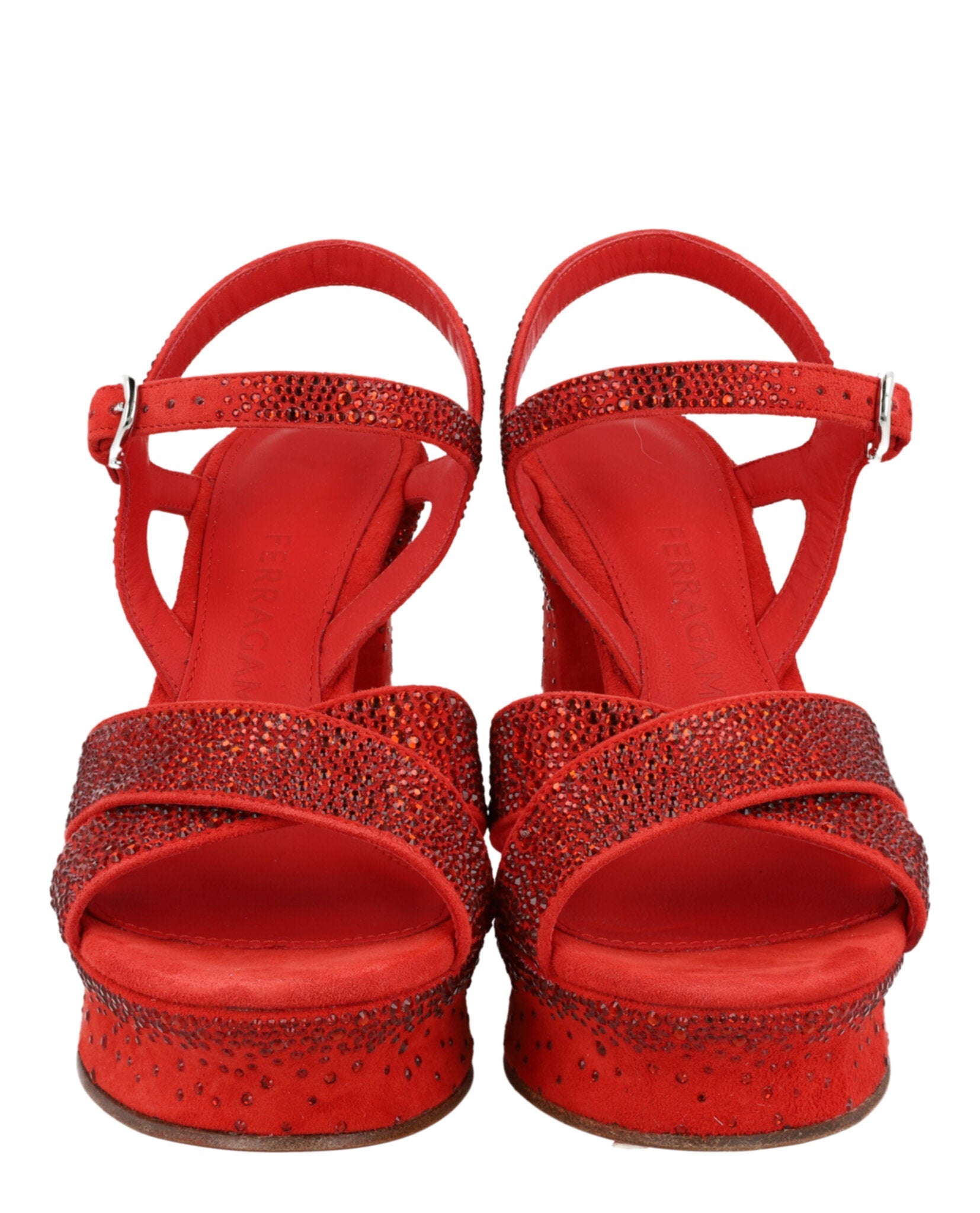 Sonya Suede Platform Sandals