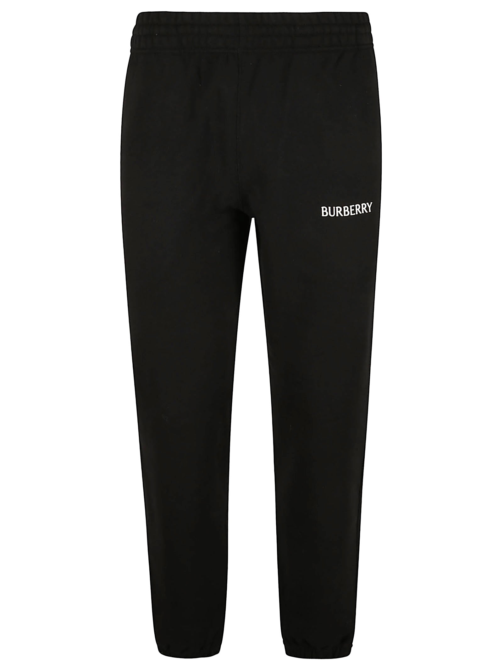 Ribbed Cuff Sweatpants with Subtle Branding