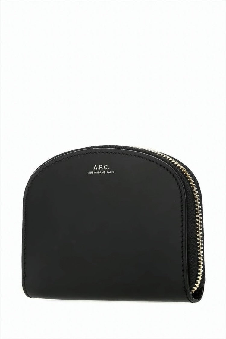 Compact Black Leather Wallet