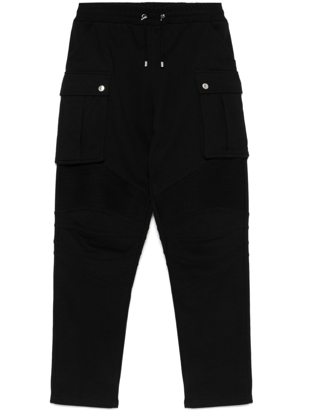 Black Trousers with Elasticated Drawstring