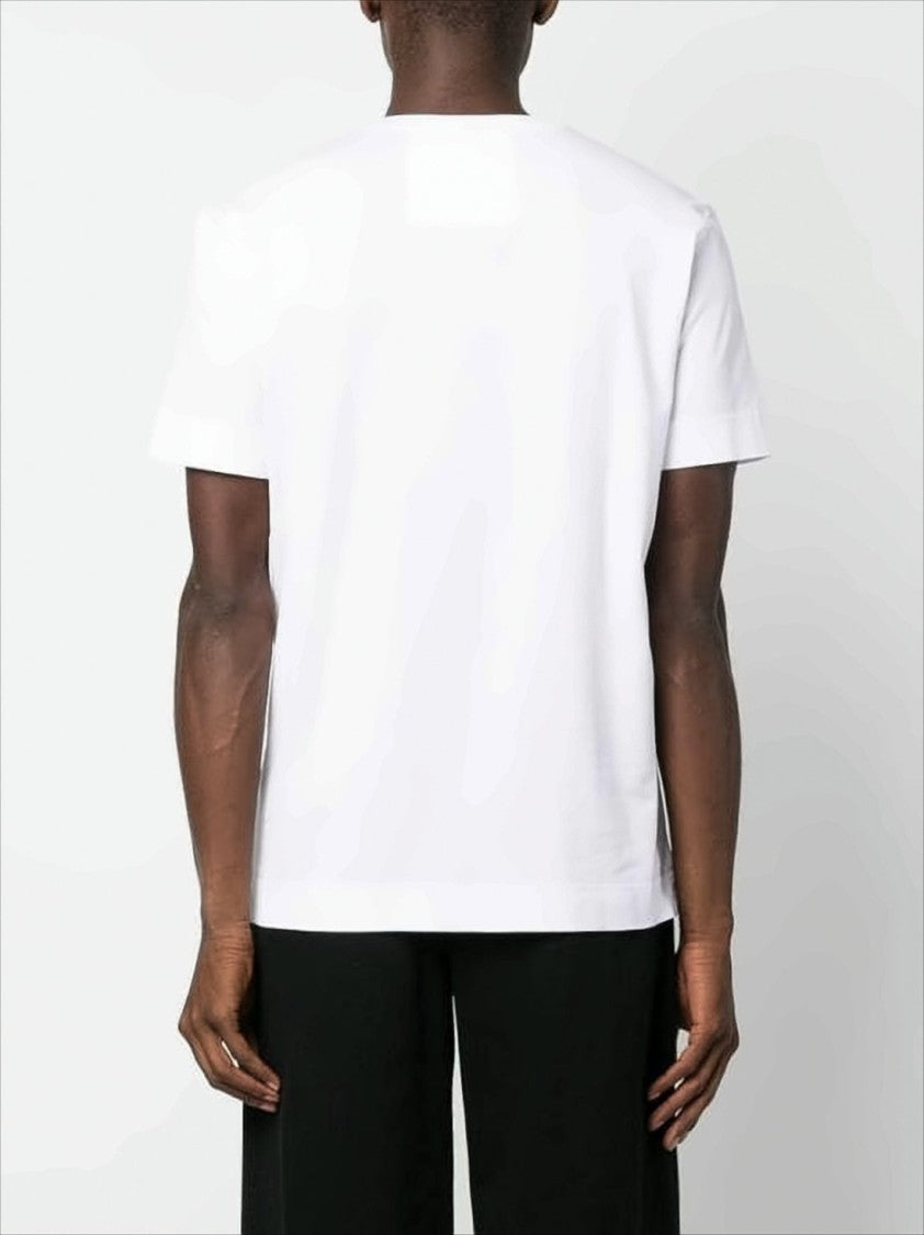 Classic Crew Neck Short-Sleeve T-Shirt with Minimalist Design