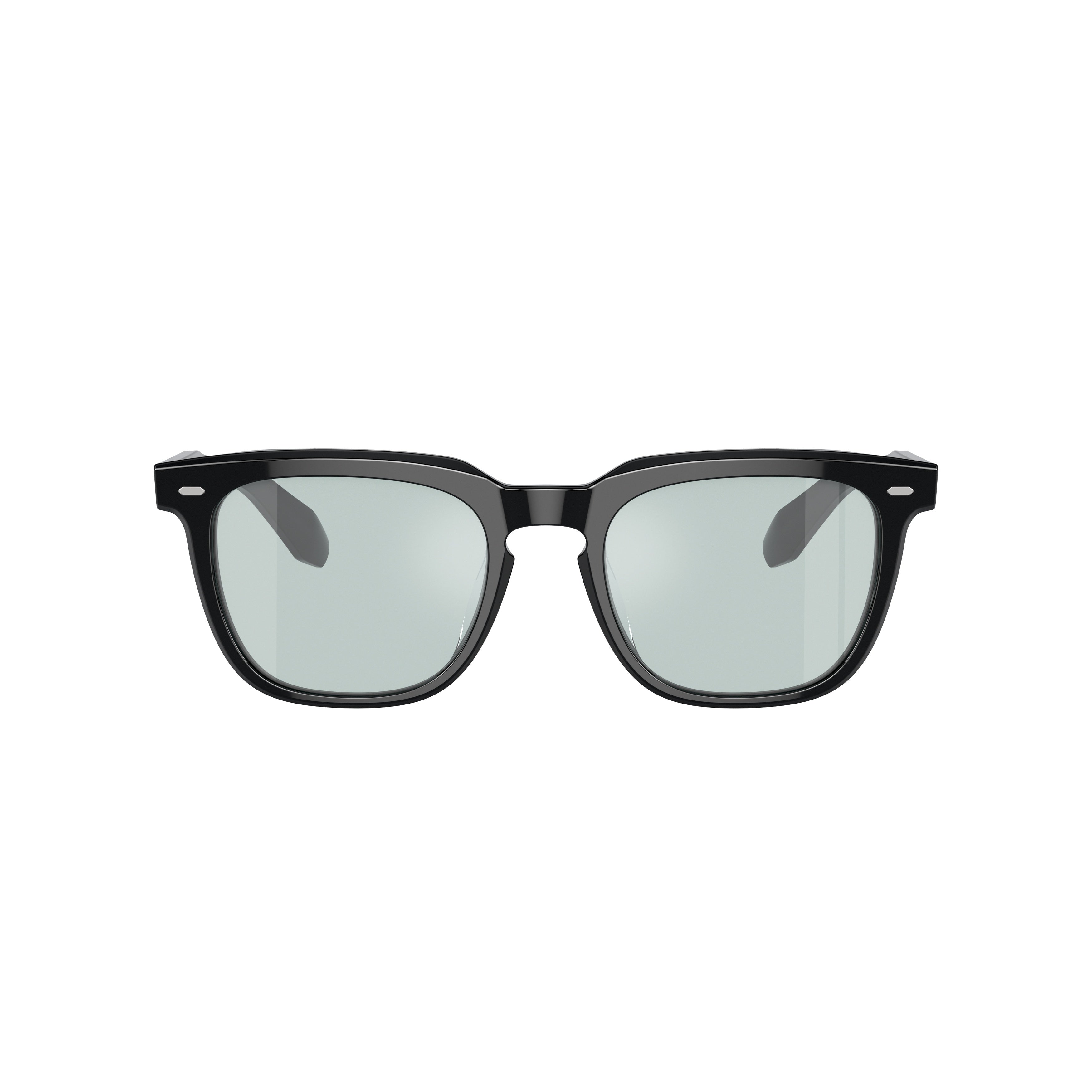 0ov5546u Glossy Black Acetate Square Frame Sunglasses