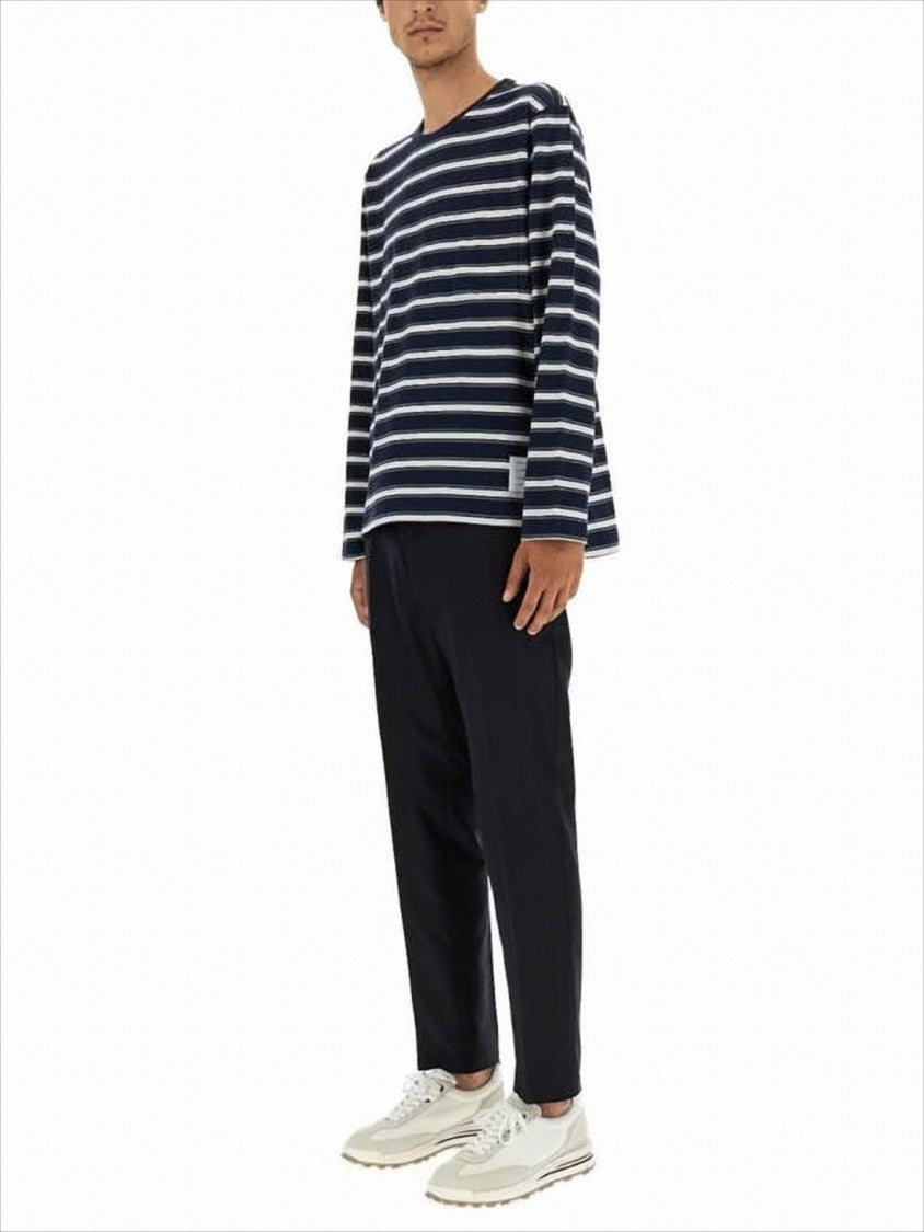 Horizontal Striped Long-Sleeve Shirt